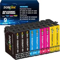 Suderinamos su 604XL spausdintuvo kasetėmis Suderinamos su "Epson" 604 kasetėmis, skirtomis "Expression Home XP-3200 XP-4200 XP-2205 XP-3205 XP-4205 XP-2200 Workforce WF-2910 2930 2935 2950 (9 vnt.)