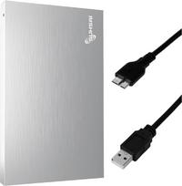 SUHSAI Nešiojamasis išorinis kietasis diskas 250GB kišeninis atsarginis kietasis diskas 2,5" išorinis duomenų saugojimo kietasis diskas USB 3.0 kietasis diskas, suderinamas su žaidimų kompiuteriu "Mac" nešiojamuoju kompiuteriu PS3 PS4