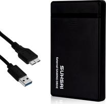 SUHSAI išorinis žaidimų kietasis diskas, nešiojamasis USB 3.0 diskas, 2,5 colio didelės spartos kietasis diskas, atsarginės kopijos diskas, suderinamas su nešiojamuoju kompiuteriu, kompiuteriu "Mac", žaidimų konsole (1 TB)