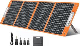 Sulankstomas 100 W 18 V saulės modulis, lankstus saulės kolektorius, nešiojami monokristaliniai saulės kolektoriai, saulės sistemos komplektas su C tipo QC3.0 tipo saulės kolektoriumi, skirtas karavanams, stovyklavietėms, balkonams, sodo nameliams