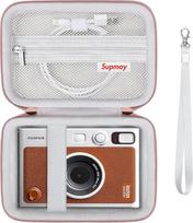 Supmay kietas dėklas Fujifilm instax Mini EVO, baltas, lagaminas