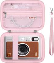 Supmay kietas dėklas Fujifilm instax Mini EVO, rožinis, lagaminas