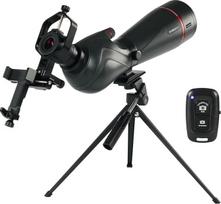 Svbony SV406 20-60x80 mm Spektiv mit Telefon Adapter, HD FMC BAK4 Porro Prism mit Dual Focus,1,25 Zoll Abnehmbares Okular, IPX7 Wasserdicht mit Stativ, Tragetasche für Sportschützen Vogelbeobachtung