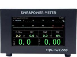 SWR matavimo prietaisas, CQV-SWR-508 Skaitmeninis stiprumo matuoklis, 1,8-54 MHz, 200 W, su UHF-Schnittstelle ir Typ-C-Aufladung