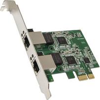 SYBA SD-PEX24066 Dviguba 2.5 Gigabit Ethernet PCI-E tinklo valdiklio kortelė 10/1000/25000Mbps RJ45 LAN adapteris Žemo profilio laikiklis