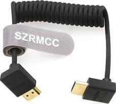SZRMCC 8k 2.1 HDMI aukštyn-žemyn itin didelio greičio suvyniotas kabelis, skirtas Z Cam E2 S-ony FX6 FX9 Canon EOS C70 C300 Portkeys BM5 Atomos Ninjav V Shogun monitoriui