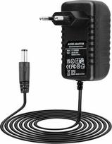 TECHZOCO maitinimo šaltinis 24V 2A maitinimo šaltinis 24V maitinimo šaltinis 24V 2A įkroviklis 24V 2A maitinimo šaltinio nuolatinės srovės jungtis 5,5x2,1 mm juoda