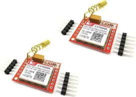 TECNOULAB SIM800L GSM GPRS modulio antena PCB plokštė Keturjuostė pakuotė 2 vnt.