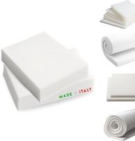 TENDAGGIMANIA Putų pagalvėlės pagalvėlės tankis RG 18 - Putų pjūvių storis 8 cm - minkštosios putos kėdėms, foteliams, sofoms (dydis 100 cm x 200 cm)