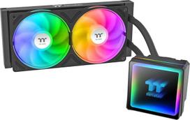 TH240 V3 ARGB "viskas viename" vandens aušinimas "Infinity Mirror Design" Vandens blokas Sukama siurblio galvutė Vieno rėmo ventiliatorius Juodas