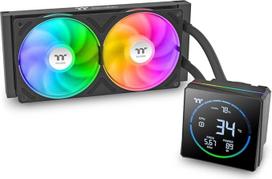 TH240-S V3 ARGB "viskas viename" vandens aušinimas 3,95 colių segmento LCD ekranas Pasukama siurblio galvutė Vieno rėmo ventiliatorius Juodas