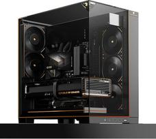 Thermalright TR A70 ARGB ATX žaidimų korpusas Trišalis stiklas be stulpelio 8 CPU ventiliatoriaus lizdai + keturių krypčių oro srautas Greitas vertikalus grafikos plokštės tvirtinimas Nuo kritimo apsaugančios panoraminės šviesos juostelės