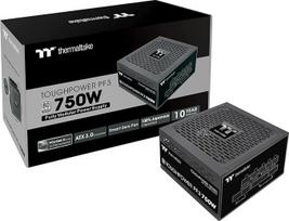 Thermaltake Toughpower PF3 750W Gen 5 | ATX 3.0 | PCIe Gen 5 Ready | Smart Zero Fan | 80 Plus Platinum | Visiškai modulinis