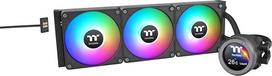 Thermaltake | TH420 V2 Ultra EX ARGB Sync | 420 mm AIO procesoriaus aušinimas vandeniu | 2,1 colių TFT LCD ekranas (480 x 480) | MagForce 2.0 Quick Connect | 3x CT140 EX ARGB Sync PWM | Labai tylus | Intel LGA1851/1700 ir AMD AM5