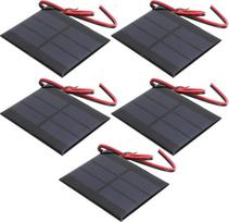 tianwandong 5 vnt. 0,65 W 1,5 V saulės baterijos baterijos plokštės modulis su 30 cm laidu