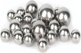 Tikslūs guolių rutuliukai iš nerūdijančio plieno 304 skersmuo 12-16 mm, skirti pramoniniams riedlentės dviračiams (12 mm * 20 vnt.)