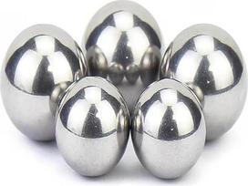 Tikslūs guolių rutuliukai iš nerūdijančio plieno 304 skersmuo 18-28 mm, skirti pramoninėms riedlentėms, dviračiams (19 mm * 5 vnt.)
