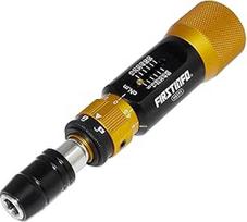 TINKAMI ĮRANKIAI 1/4" (6,35 mm) reguliuojamas šešiakampis. Dr. Mini dinamometrinis atsuktuvas Sukimo momento diapazonas: 0,05 ~ 0,6 Nm Pagaminta Taivane
