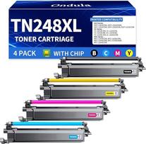 TN248XL TN248 suderinamas su Brother TN 248XL 248XL, skirtas MFC-L3740CDW MFC-L3740CDWE MFC-L3740CDWE DCP-L3560CDW toneriui HL-L3240CDW MFC-L3740CDWE HL-L3220CWE DCP-L3520CDW DCP-L3520CDW CMYK 4 pakuotės)