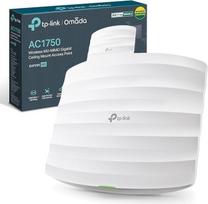 TP-Link AC1750 belaidis prieigos taškas, dvijuostis "Wi-Fi" su MU-MIMO, 2 gigabitinio eterneto prievadai, palaiko 802.3af/at/48V pasyvųjį PoE, užtikrina aukštą našumą didelio tankio aplinkoje (EAP265 HD)