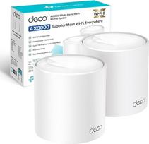 TP-Link Deco X50 AX3000Mbps viso namo dirbtinio intelekto valdoma "Mesh WiFi 6" sistema, dviejų juostų "WiFi" stiprintuvas su 3 gigabitiniais prievadais, apimantis iki 150 įrenginių, "HomeShield" apsauga