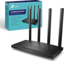 TP-Link Archer C80 AC1900 MU-MIMO dviejų dažnių belaidis žaidimų maršrutizatorius, "Wi-Fi" greitis iki 1300Mbps/5 GHz + 600Mbps/2,4 GHz, palaiko tėvų kontrolę, svečių "Wi-Fi