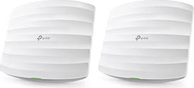 TP-Link EAP110 N300 WLAN prieigos taškas, 300Mbps 2,4 GHz, 100Mbps LAN prievadas, pasyvusis PoE, WPA/WPA2-Enterprise (2 vnt.)