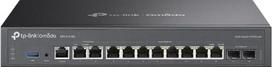 TP-Link ER7412-M2 12 prievadų daugiafunkcinis VPN maršrutizatorius (2 x 2,5G WAN/LAN, 8 x Gigabit WAN/LAN, 2 x SFP+ lizdai, itin saugus VPN, "Omada SDN", centrinis valdymas, ugniasienė) idealiai tinka profesionaliems tinklams