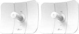 TP-Link Pharos Serie CPE710 lauko WLAN prieigos taškas (skirtas profesionaliems vartotojams, 867Mbit/s auf 5GHz, 23dBi, PoE, IP65 wasserfest, zentrales Management, inklusive Montage-Zubehör) weiß