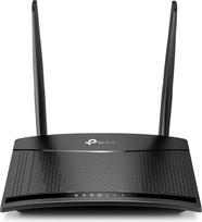 TP-Link TL-MR110 4G LTE maršrutizatorius, 4G atsisiuntimas 150Mb/s, "WiFi" 2,4 GHz 300Mb/s, 2 x Ethernet prievadai, 2 x išorinės antenos, "Plug and Play", maršrutizatoriaus režimas, iki 32 įrenginių, vaikų valdymas, svečių tinklas