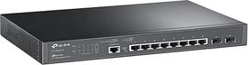 TP-Link TL-SG3210 valdomas 8 prievadų tinklo komutatorius su 2 SFP prievadais (centrinis debesijos valdymas, "Omada SDN", QoS, IGMP Snooping, LAN paskirstymas) Verslo tinklas
