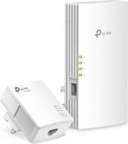 TP-Link TL-WPA7817 KIT AV1000 Powerline adapteris, AX1500Mbps WiFi 6 interneto stiprintuvas, 300 metrų atstumas, EasyMesh, Gigabit Ethernet prievadas, lankstus viso namų tinklo WiFi plėstuvas, kištukas