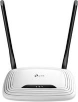 TP-Link TL-WR841N N300 WLAN maršrutizatorius (300Mbps (2,4 GHz), 4 x 10/100Mbps LAN prievadai, skirtas prijungti prie kabelinio, DSL, šviesolaidinio modemo, prieigos taško režimas, IPv6), baltas / juodas