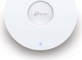 TPLink AX1800 WiFi 6 Dual Band Gigabit prieigos taškas, montuojamas ant lubų, "Omada Mesh", maitinimas per eternetą (802.3at) arba nuolatinė srovė, lengvai montuojamas ant sienos arba lubų, nemokama EAPController programinė įranga,