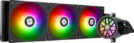 TR-Thermalright AQUA ELITE 360 V6 ARGB Juodas skystas CPU aušintuvas 360 mm Aio aušinimo 3 PWM ventiliatoriai ARGB AMD AM4/AM5, Intel LGA1851/1700/115x/1200 (juodas)