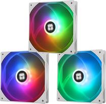 TR-Thermalright TL-C14CW-S X3 140mm CPU PWM ventiliatorius 1500RPM tyliam aušinimui Baltas CPU ventiliatorius 3 pakuotės Didelis oro tūris 75.8CFM ARGB LED Galima suporuoti su korpusu / CPU aušintuvu