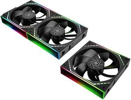 TR-Thermalright TL-M12QR X3 120mm CPU PWM ventiliatorius Belaidis sujungimas 1500RPM Tylus aušinimas atvirkštinis CPU ventiliatorius 3 pakuotės Begalinis veidrodžio šviesos efektas ARGB Galima naudoti su korpusu / CPU aušintuvu