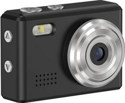 Tragbare Mini-Kamera, für den Außenbereich, zum Aufhängen, leicht, Cartoon, kann mit Handy und Computerspeicher verbunden werden (schwarz)