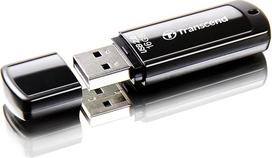 Transcend JetFlash 350 USB atmintinė 16GB, tik 8,5 g, juoda