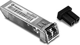 TRENDnet Gigabit SFP LC modulis, daugiamodis, Mini-GBIC, iki 550 m, suderinamas su standartiniais SFP lizdais, jungiamas karštuoju būdu, atitinka ANSI Fiber Channel, TEG-MGBSX