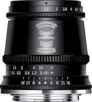 TT Artisan 17mm f 1.4 APS-C objektyvo jungtis "Sony" E laikiklio plačiakampio objektyvas su rankiniu fokusavimu, TTAL1714SE, juodas