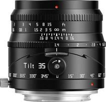 TTARTISAN 35 mm F1.4 Tilt Lens APS-C rankinio fokusavimo pagrindinis objektyvas (skirtas "Sony E")