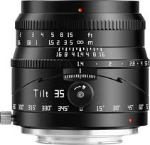 TTARTISAN 35 mm F1.4 pakreipiamasis objektyvas APS-C rankinio fokusavimo pagrindinis objektyvas "Miniatiūrinis pasaulis" (skirtas "Fuji X")