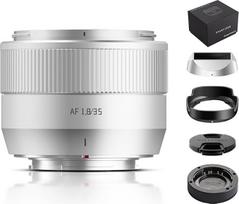 TTARTISAN 35mm F1.8 Mark II for X-mount Silver, AF objektyvas 35mm F/1.8 APS-C portretiniams objektyvams Fuji X (X, sidabrinis)