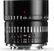 TTARTISAN 50mm F0.95 APS-C rankinis didelės diafragmos pagrindinis fotoaparato objektyvas Veidrodinis fotoaparato objektyvas portretui Naktinis fotografavimas Bokeh suderinamas su Fuji X laikikliu