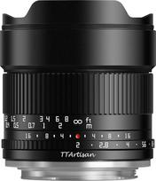 TTArtisan APS-C 10mm F2 metalinis korpusas, suderinamas su "Sony E Mount" plačiakampiu objektyvu