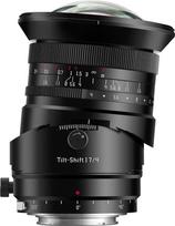 TTARTISAN Tilt-Shift 17mm F4 objektyvas, skirtas NZ fotoaparatams, itin plataus kampo rankinio fokusavimo objektyvas, ±8mm poslinkis, 10 diafragmų diafragma Profesionalus architektūros objektyvas