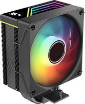 TZMRIT KF420 DGT ARGB procesoriaus aušintuvas su temperatūros ekranu, skirtas "Intel LGA 1700/1200/115X/1851/1366/2011", AMD AM4/AM5 (juodas)