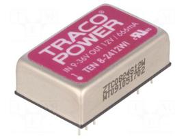 Converter: DC/DC | 8W | Uin: 9÷36V | 12VDC | Iout: 666mA | DIP24 | 18g