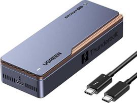 UGREEN "NeoDrive Creator 80 Thunderbolt 5" nešiojamasis SSD 2TB, iki 6600MB/s, išorinis kietasis diskas, suderinamas su "Mac" kompiuteriais M4/M4 Pro/Max, "Mac" kompiuteriais M1/M2/M3 Pro, Max ir Ultra, USB-C "Windows" kompiuteriais ir kt.